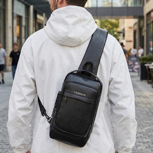 Volter Leather Crossbody Bag - CrossBody for Girls/Boys