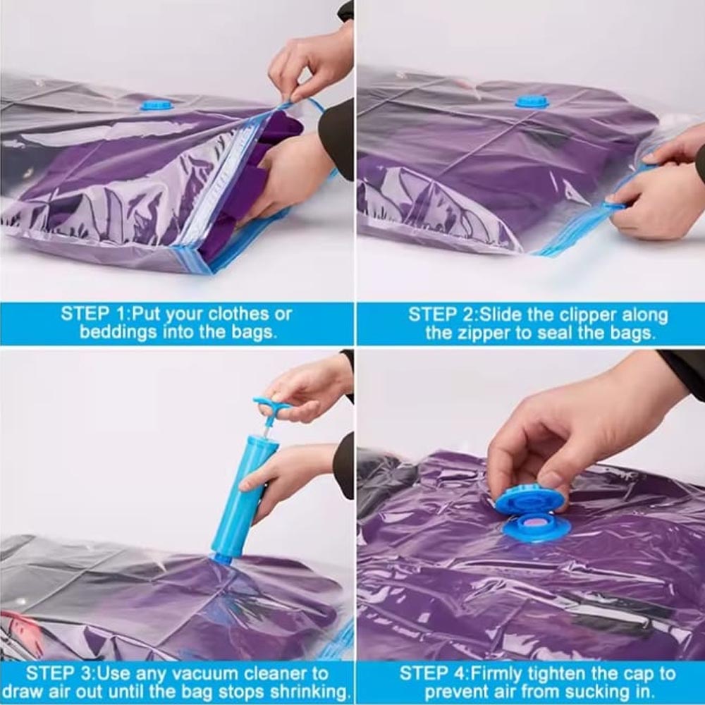 5 Pcs Vacuum Storage bags