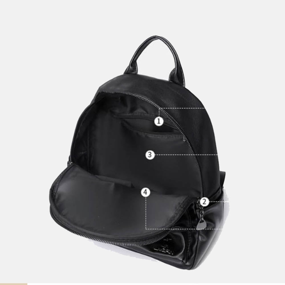 Valentino Amaze Leather Backpack - BackPack for Women/Girls