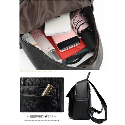 Valentino Amaze Leather Backpack - BackPack for Women/Girls