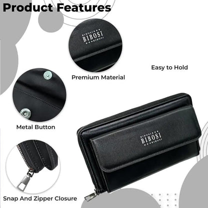 Valentoria Duo leather Wallet clutch (Unisex)