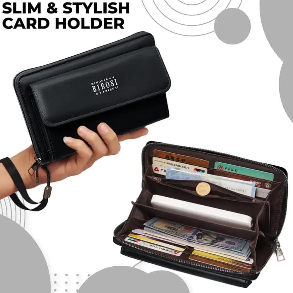Valentoria Duo leather Wallet clutch (Unisex)