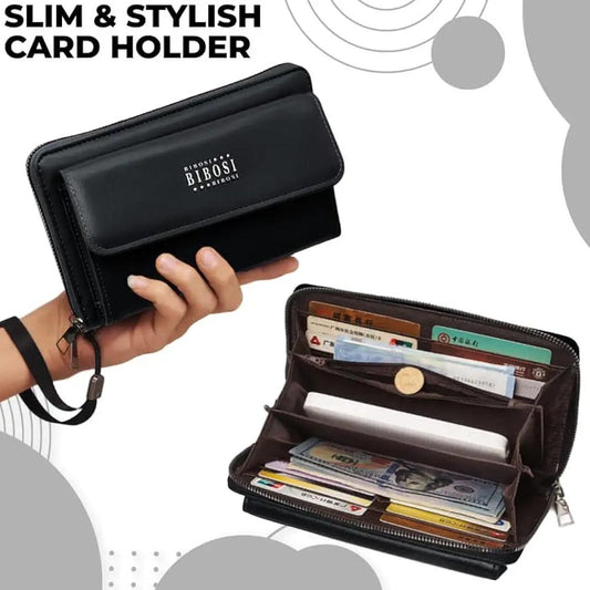 Valentoria Duo leather Wallet clutch (Unisex)