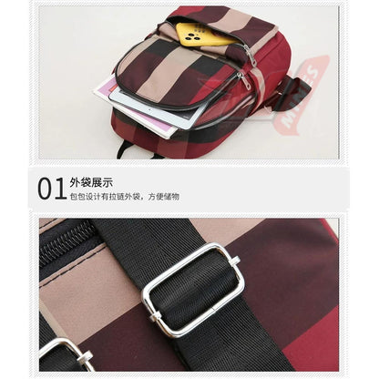 Vento Checker Backpack - BackPack for Women/Girls