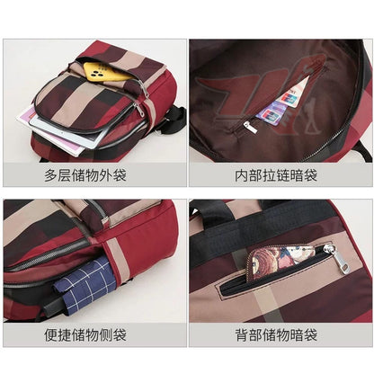 Vento Checker Backpack - BackPack for Women/Girls