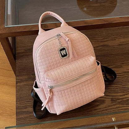 Wallace Classic Leather Backpack - BackPack for Women/Girls