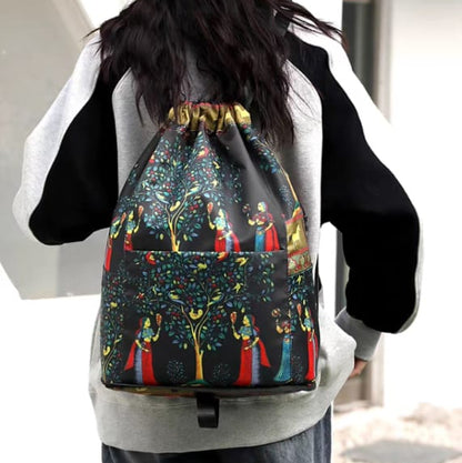 Foldable Drawstring Backpack