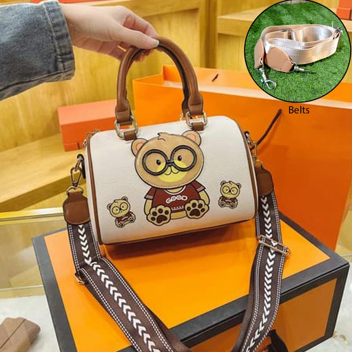 Boston bear Handbag – Handbag for Women/Girls