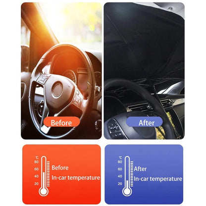 Foldable car windshield protection Shade