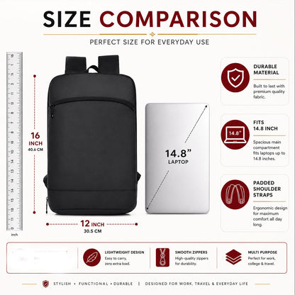 M9 Sleeker Extendable  Backpack – Unisex Backpack for Girls/Boys in Pakistan