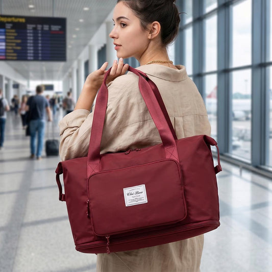 Tote Large Foldable Handbag (Premium Quality) - HandBag for Women/Girls