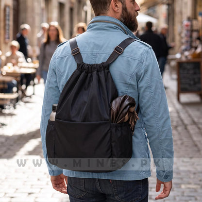 Trip Travel foldable drawstring backpack