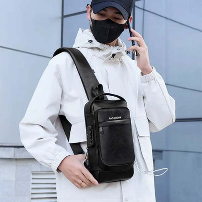 Volter Leather Crossbody Bag