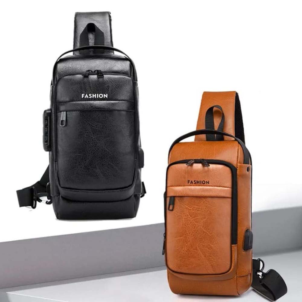 Volter Leather Crossbody Bag