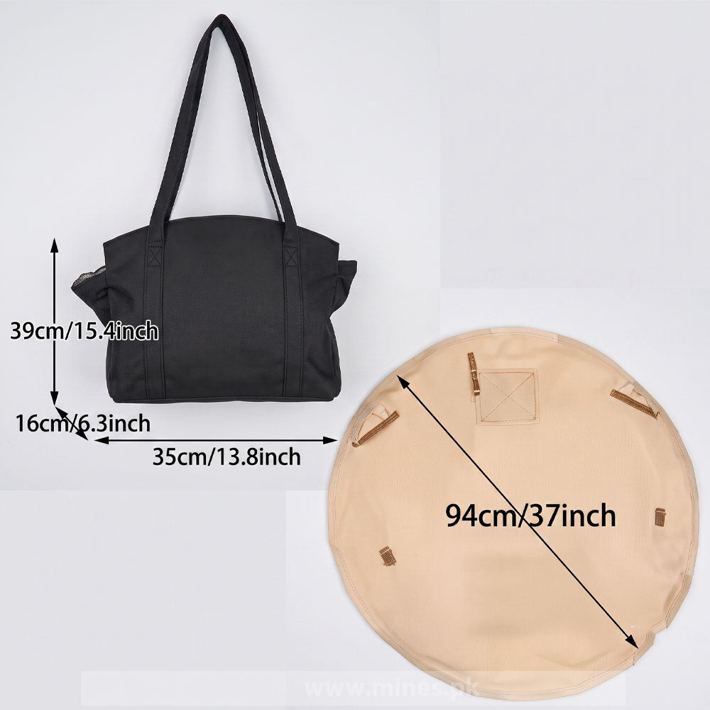 2in1 waterproof foldable picnic matt & Shopping bag